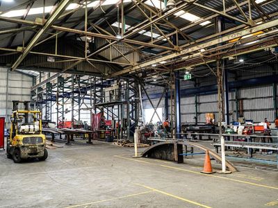 Williams Metal Fabrications inside workshop