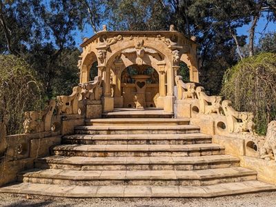 A wide angle view of the colosseum of light